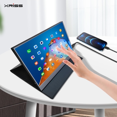 Großhandel 15,6 Zoll tragbares Monitor FHD 4K Touch Touch Screen Tragbares Monitor mit Typ-c-Port HDMI