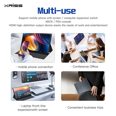 Großhandel 15,6 Zoll tragbares Monitor FHD 4K Touch Touch Screen Tragbares Monitor mit Typ-c-Port HDMI